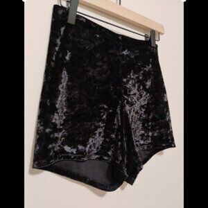 *Hold your colour* crushed velvet, high waisted biker/booty shorts